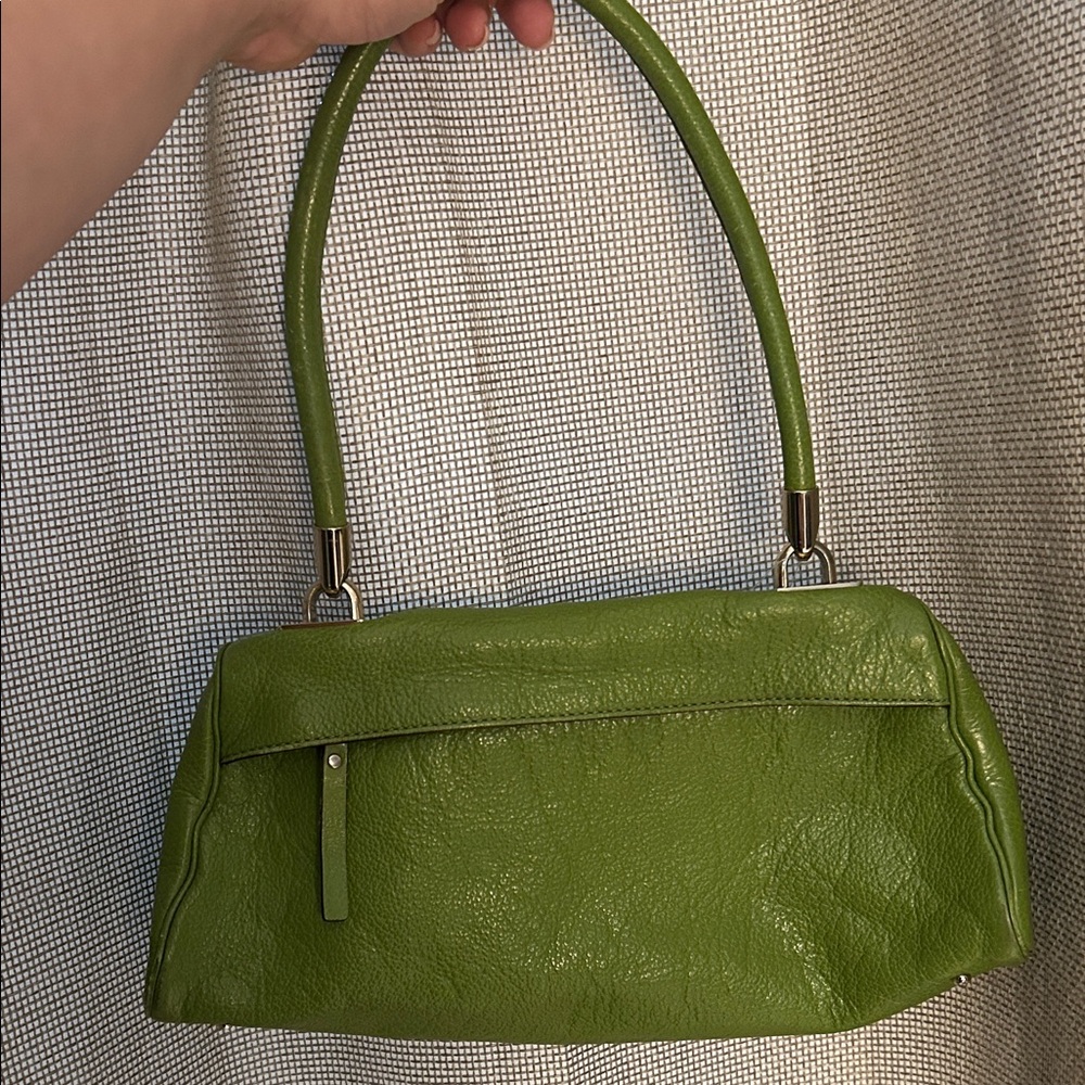 Green Leather Women's Bag